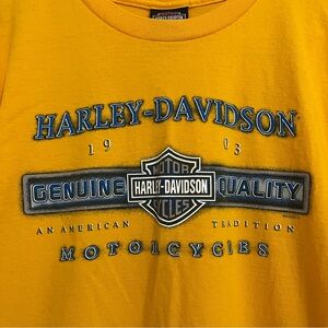 Harley-Davidson Men's Bright Yellow Tee Orlando Florida USA 2006